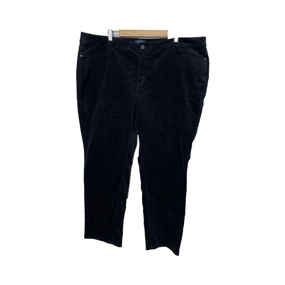 Talbots Plus Size 24W Simply Flattering 5 Pocket Mini Corduroy Pants NWT NEW